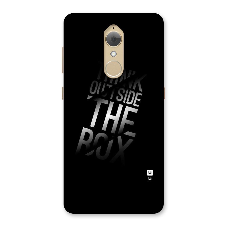 Outside The Box Thinking Back Case for Lenovo K8