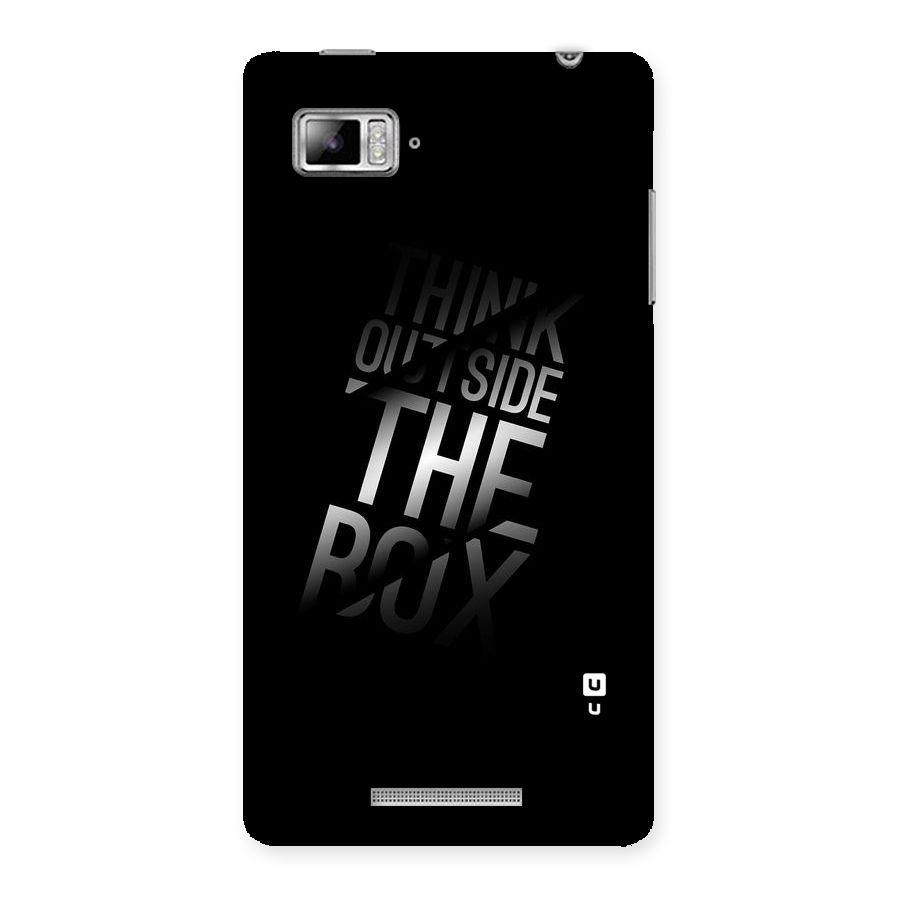 Outside The Box Thinking Back Case for Lenovo Vibe Z K910