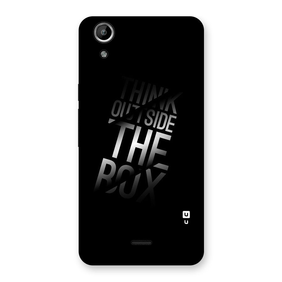 Outside The Box Thinking Back Case for Micromax Canvas Selfie Lens Q345