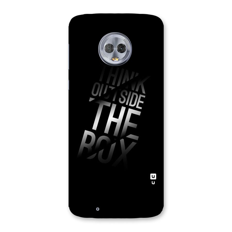 Outside The Box Thinking Back Case for Moto G6