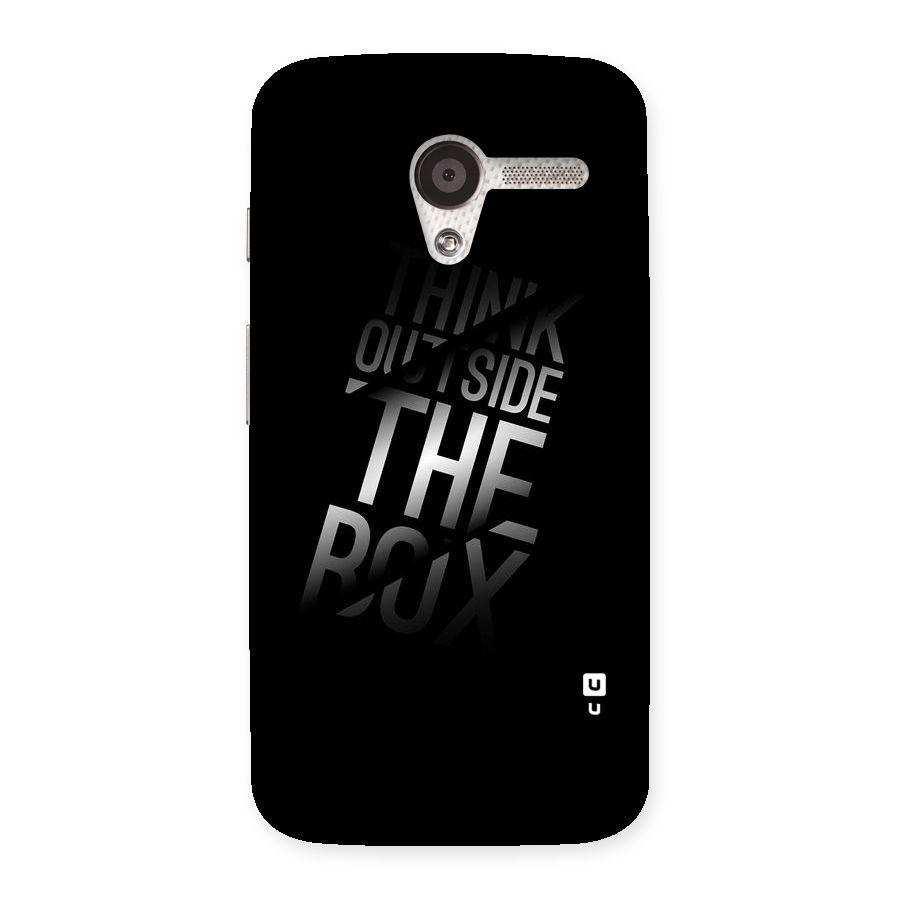 Outside The Box Thinking Back Case for Moto X