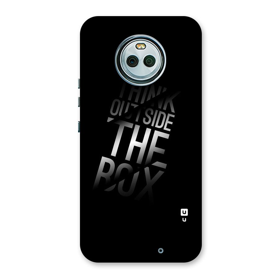 Outside The Box Thinking Back Case for Moto X4