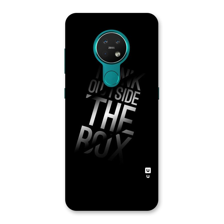 Outside The Box Thinking Back Case for Nokia 7.2