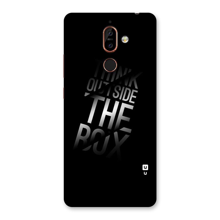 Outside The Box Thinking Back Case for Nokia 7 Plus