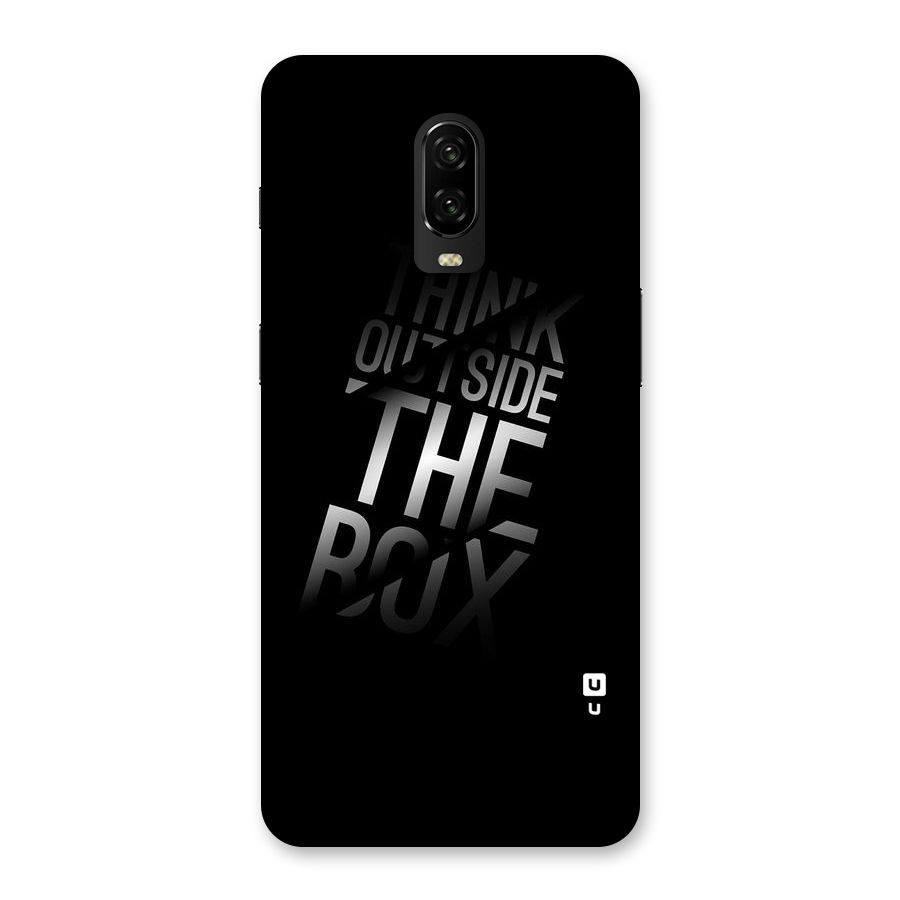 Outside The Box Thinking Back Case for OnePlus 6T