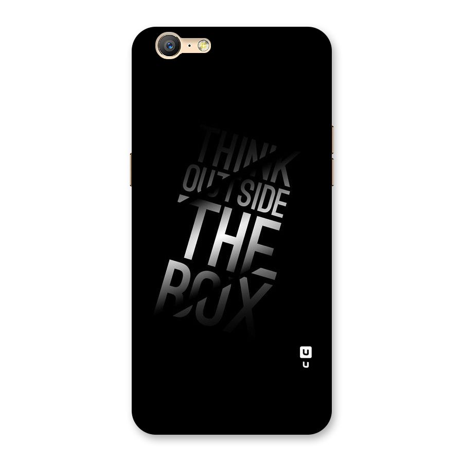 Outside The Box Thinking Back Case for Oppo A39