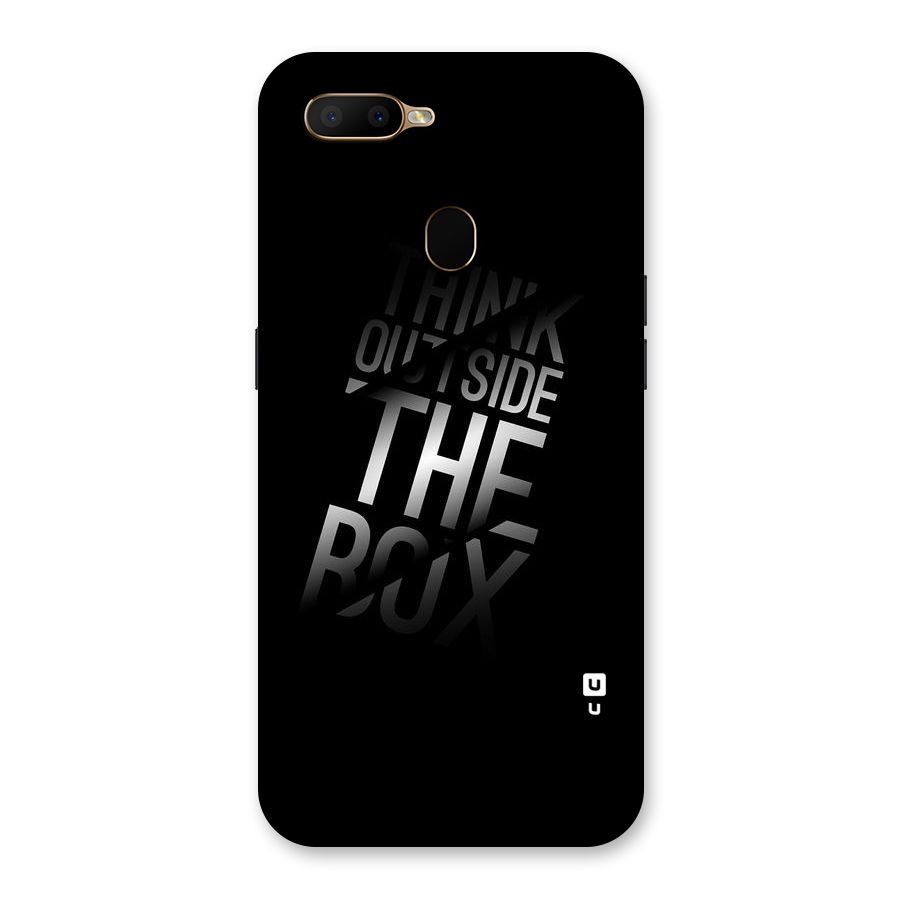 Outside The Box Thinking Back Case for Oppo A5s
