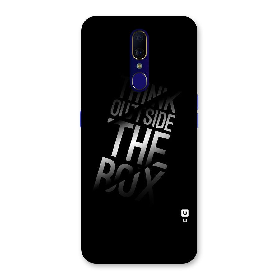 Outside The Box Thinking Back Case for Oppo A9