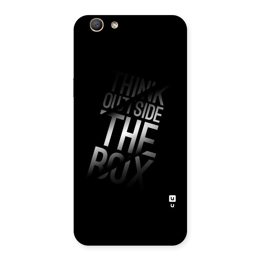 Outside The Box Thinking Back Case for Oppo F1s