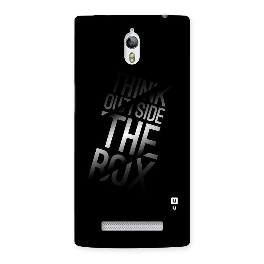 Outside The Box Thinking Back Case for Oppo Find 7