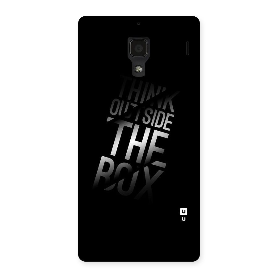 Outside The Box Thinking Back Case for Redmi 1S