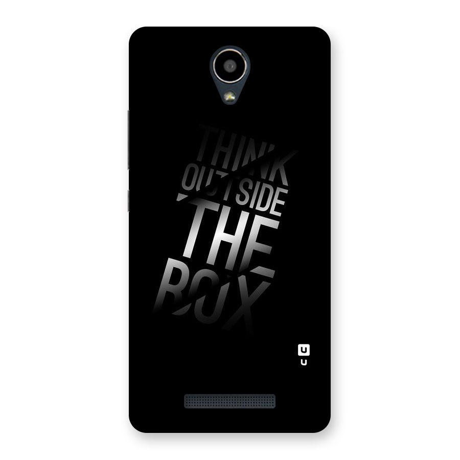 Outside The Box Thinking Back Case for Redmi Note 2