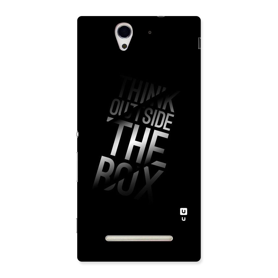 Outside The Box Thinking Back Case for Sony Xperia C3