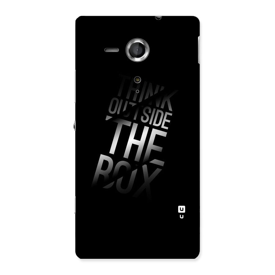 Outside The Box Thinking Back Case for Sony Xperia SP