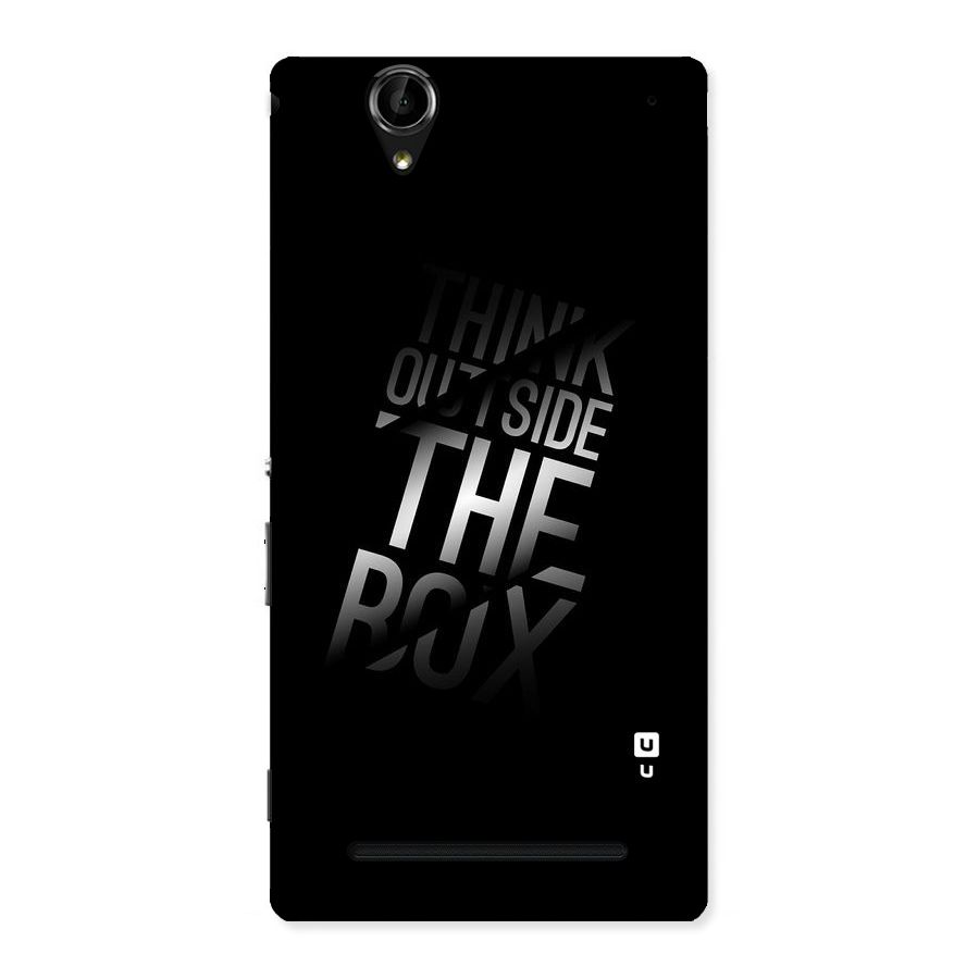 Outside The Box Thinking Back Case for Sony Xperia T2