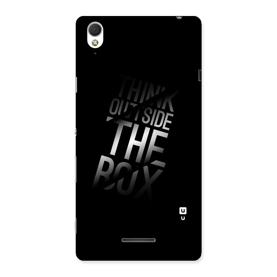 Outside The Box Thinking Back Case for Sony Xperia T3
