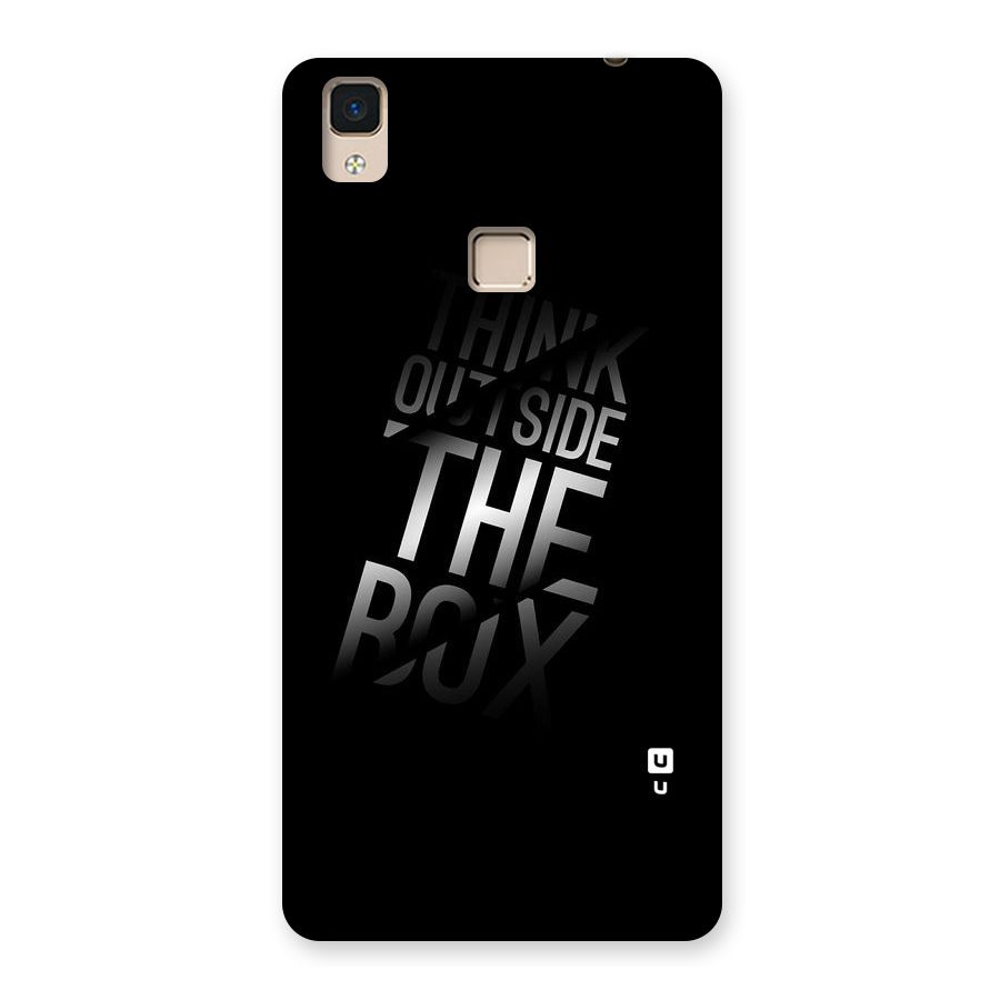 Outside The Box Thinking Back Case for V3 Max