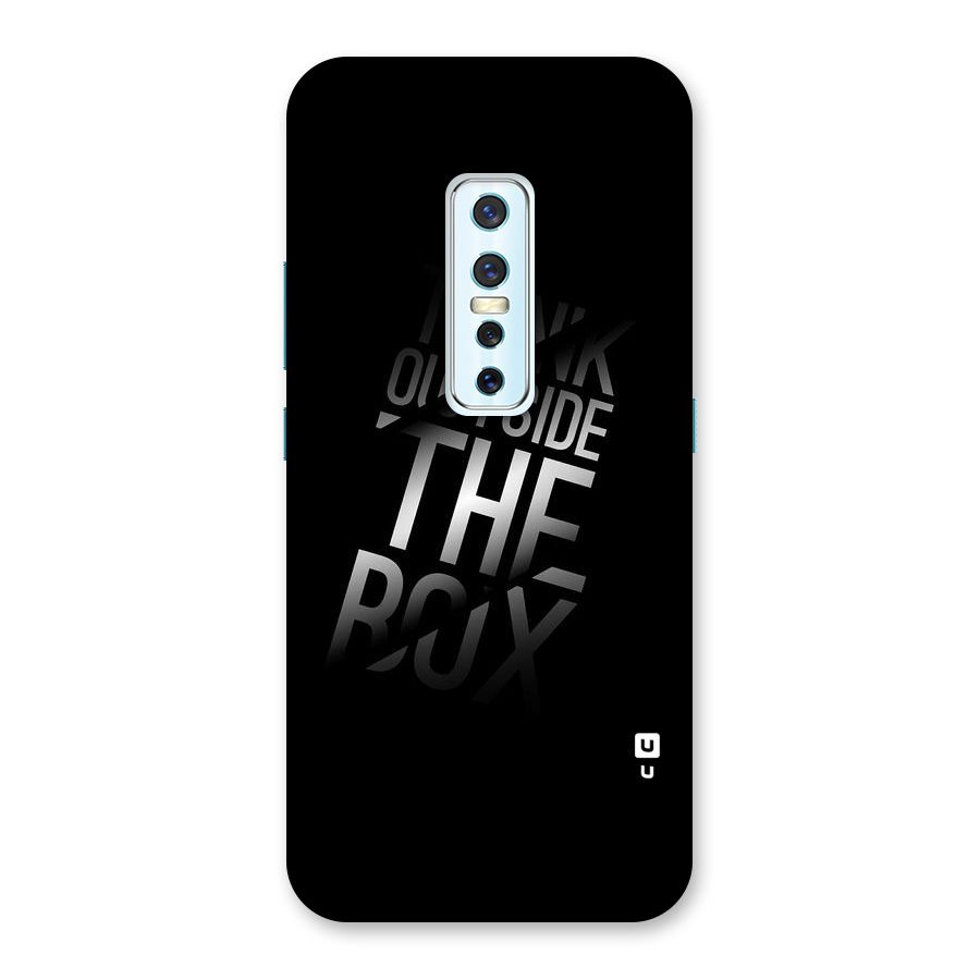 Outside The Box Thinking Back Case for Vivo V17 Pro