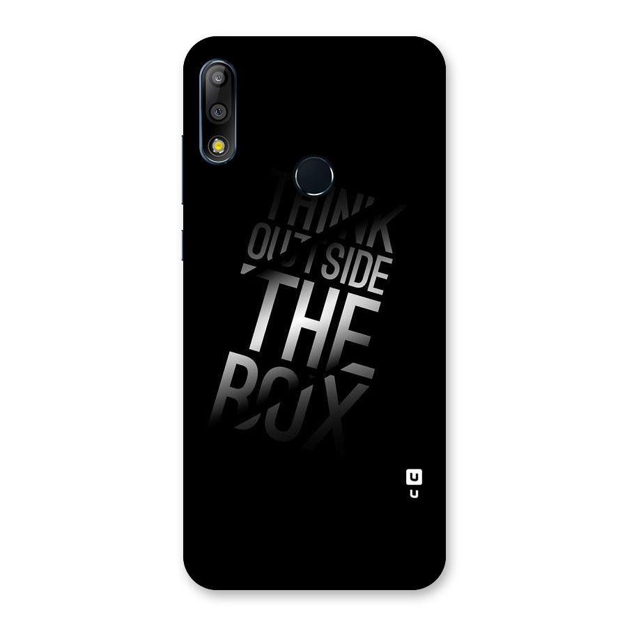 Outside The Box Thinking Back Case for Zenfone Max Pro M2
