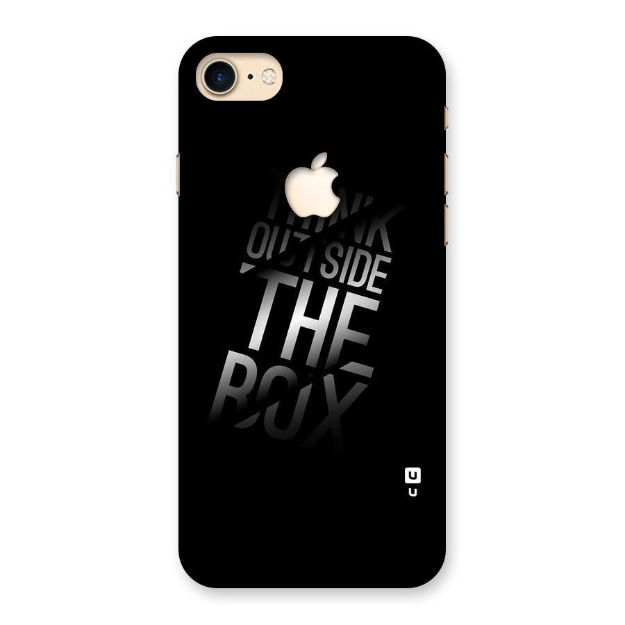 Outside The Box Thinking Back Case for iPhone 7 Apple Cut