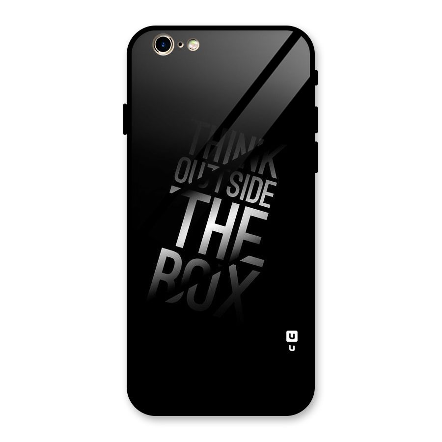 Outside The Box Thinking Glass Back Case for iPhone 6 6S