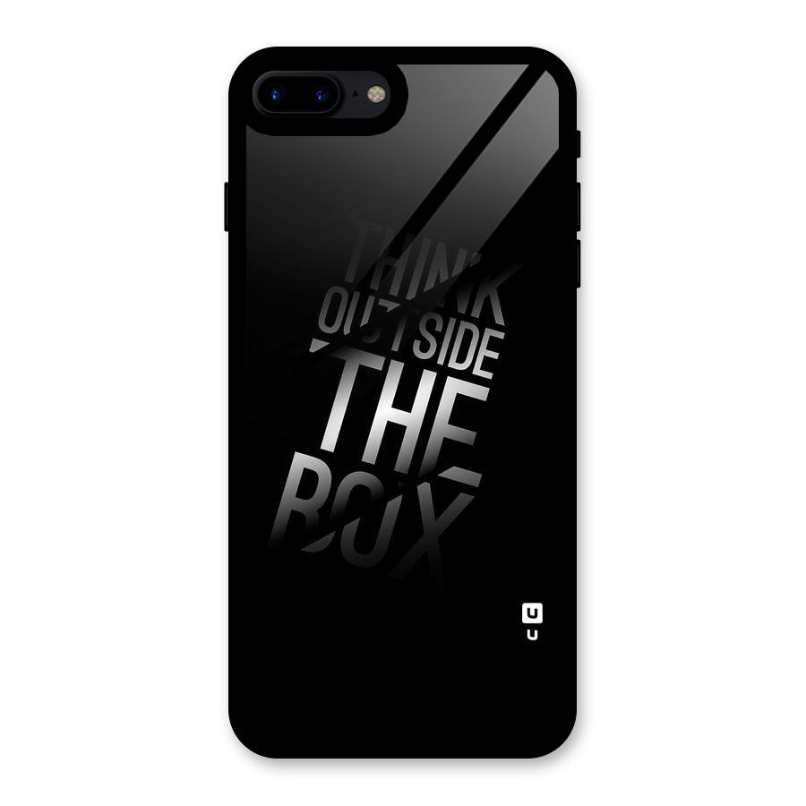 Outside The Box Thinking Glass Back Case for iPhone 8 Plus