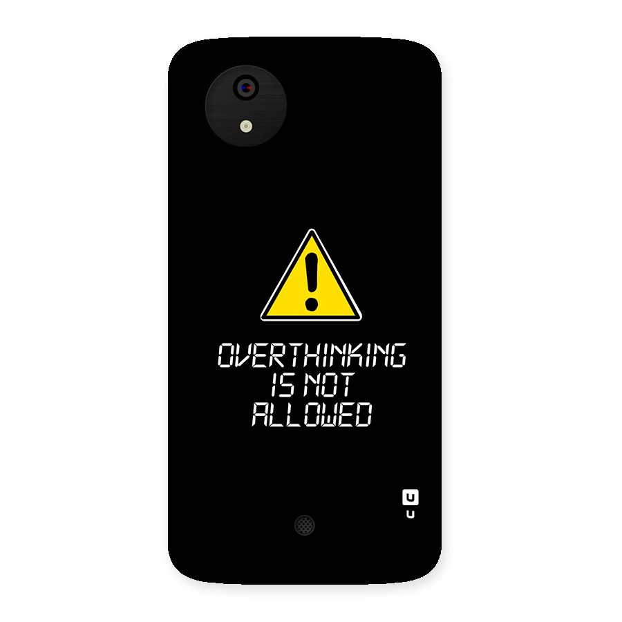 Over Thinking Back Case for Canvas A1  AQ4501