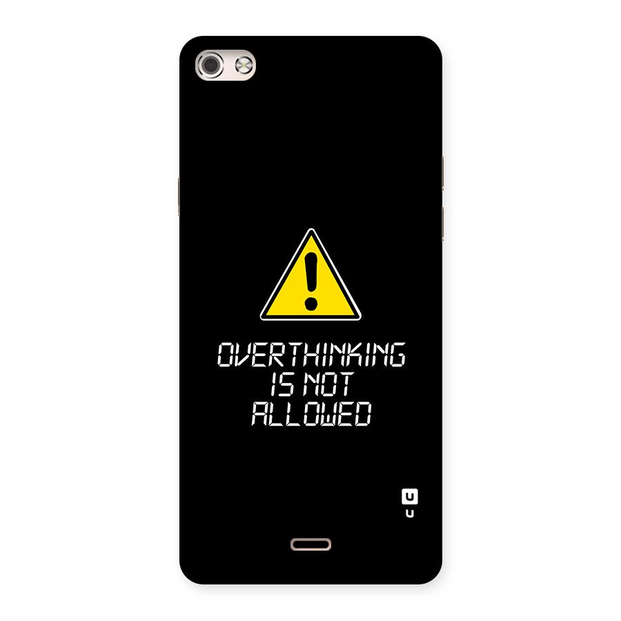 Over Thinking Back Case for Canvas Silver 5