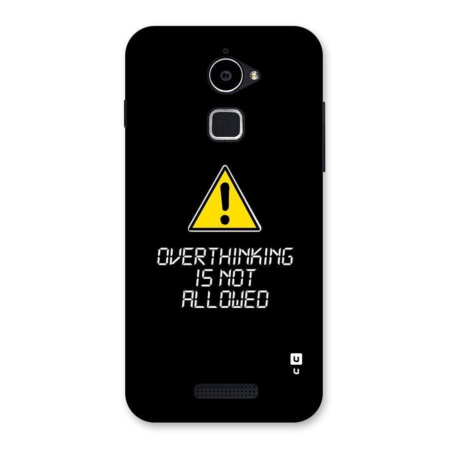 Over Thinking Back Case for Coolpad Note 3 Lite