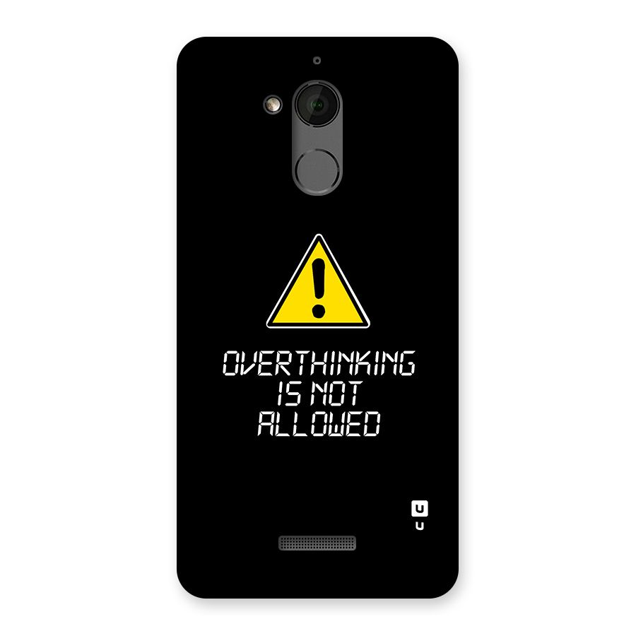 Over Thinking Back Case for Coolpad Note 5