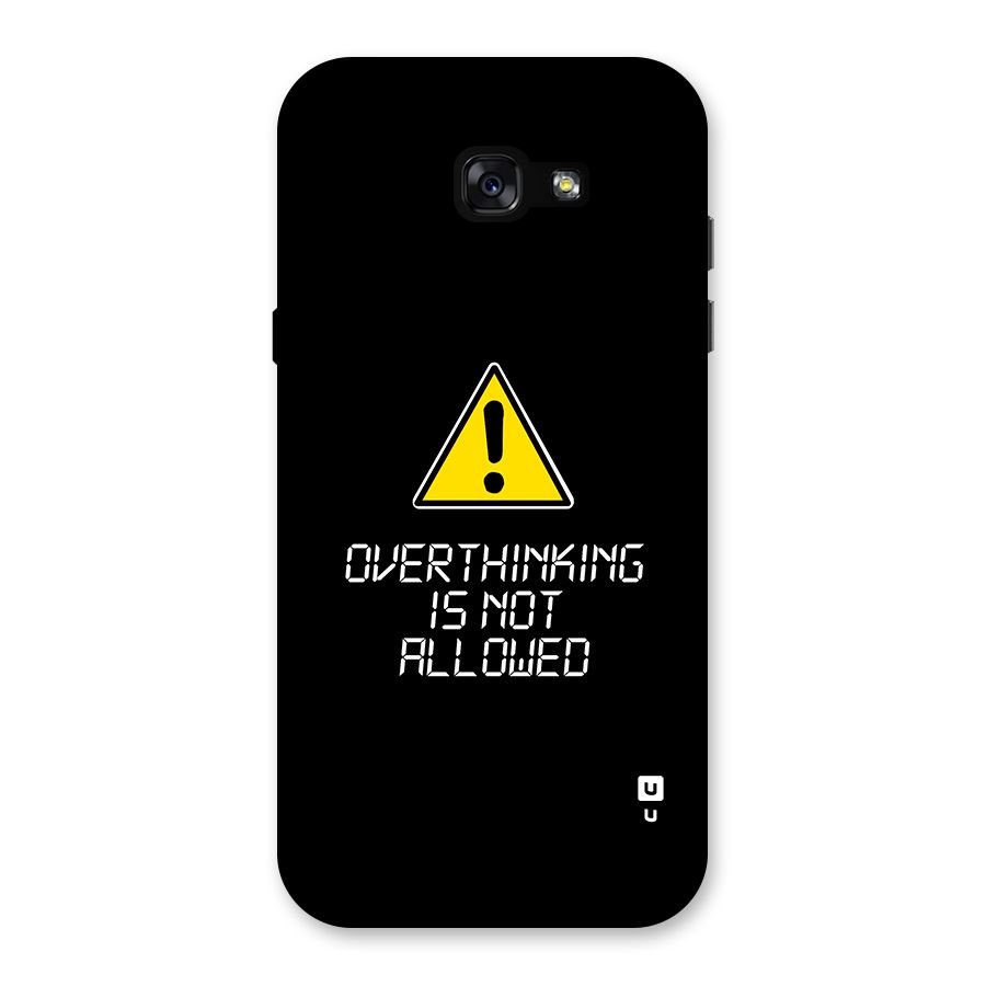 Over Thinking Back Case for Galaxy A7 (2017)