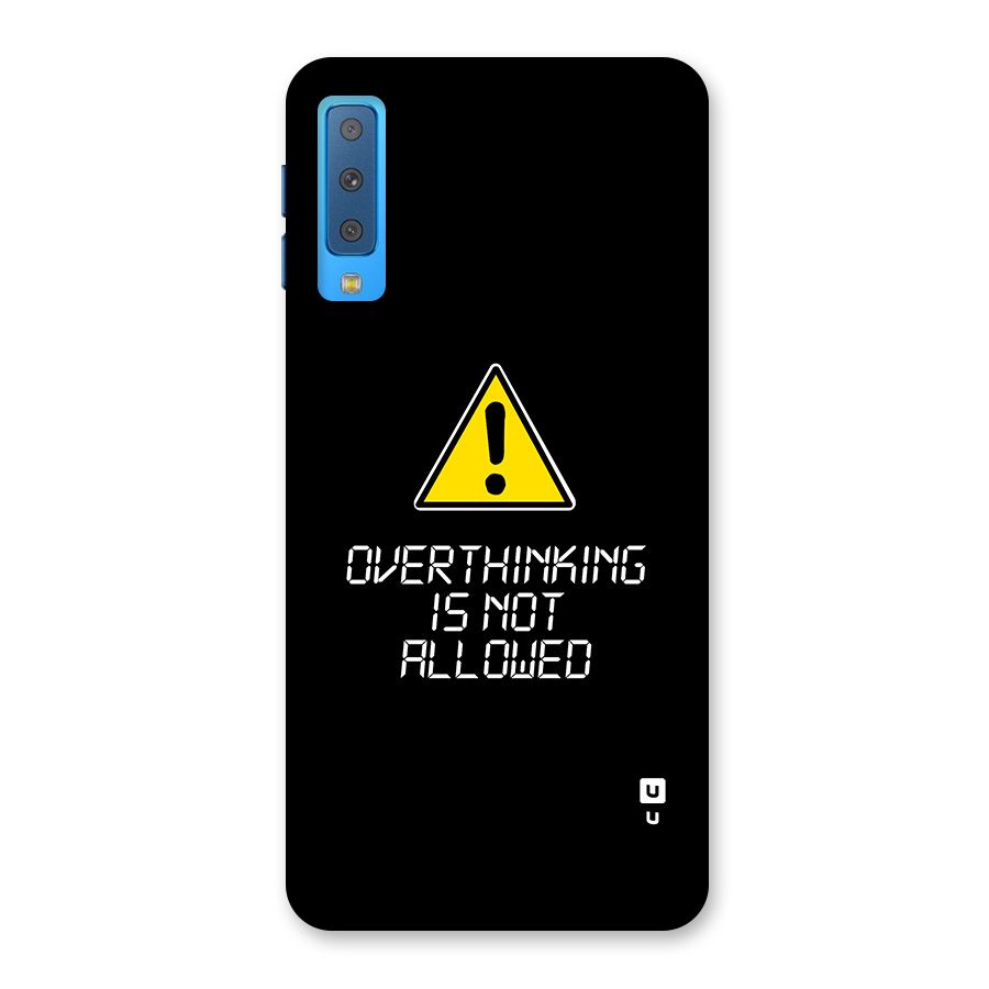 Over Thinking Back Case for Galaxy A7 (2018)