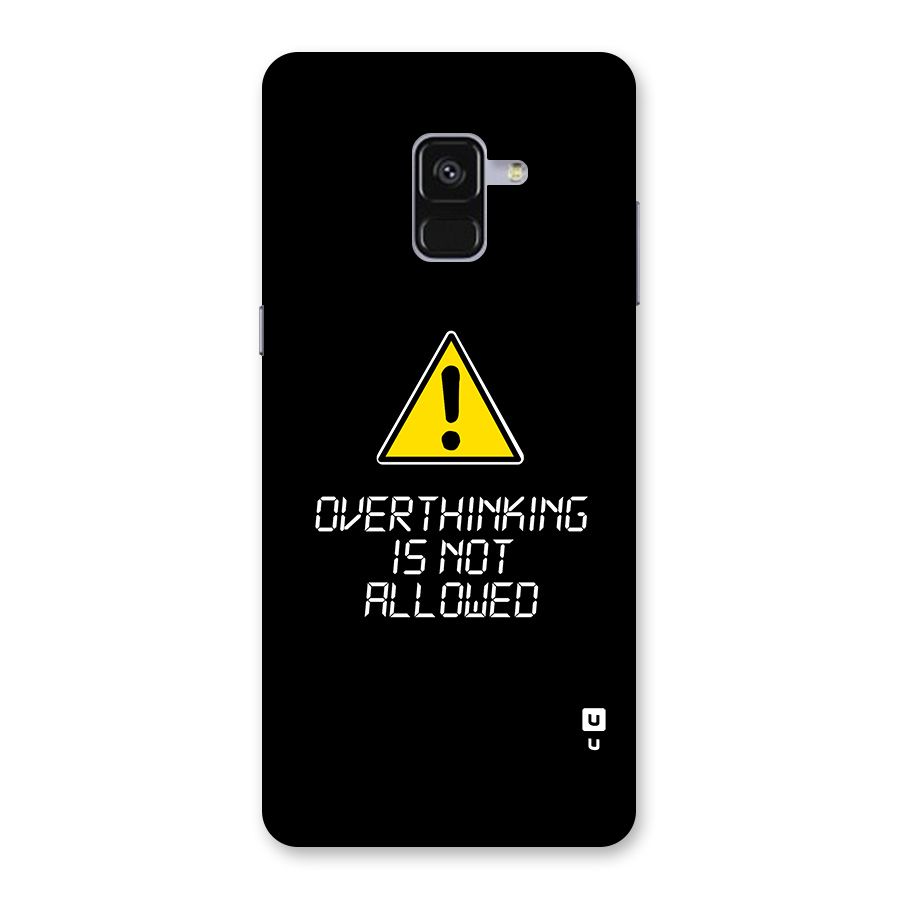 Over Thinking Back Case for Galaxy A8 Plus