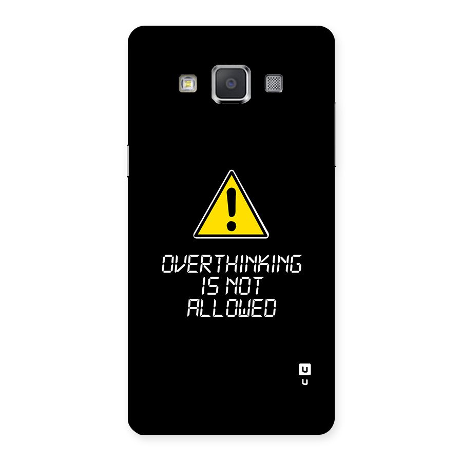 Over Thinking Back Case for Galaxy Grand Max