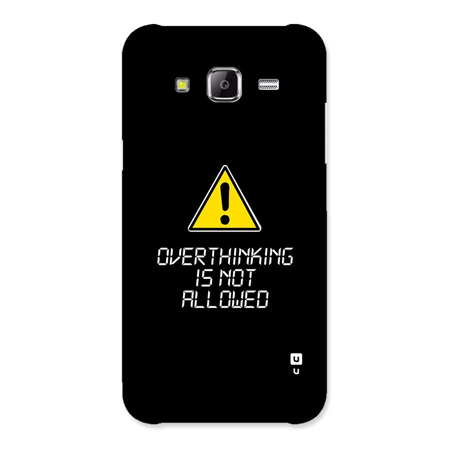 Over Thinking Back Case for Galaxy J2 Prime
