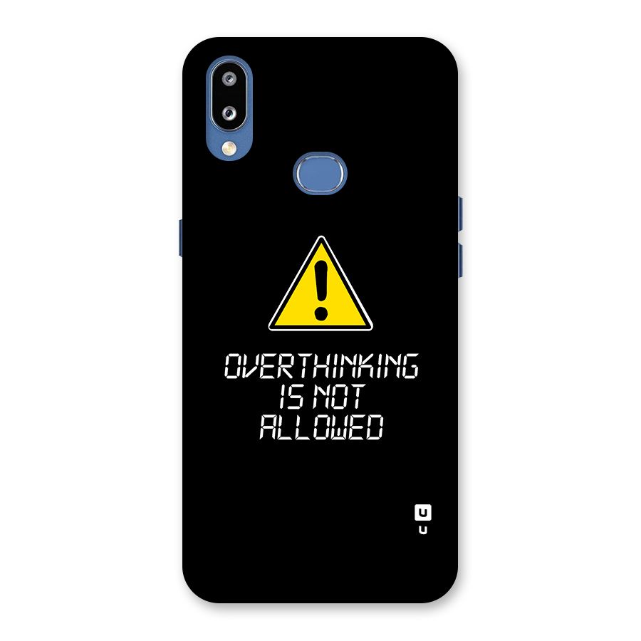 Over Thinking Back Case for Galaxy M01s