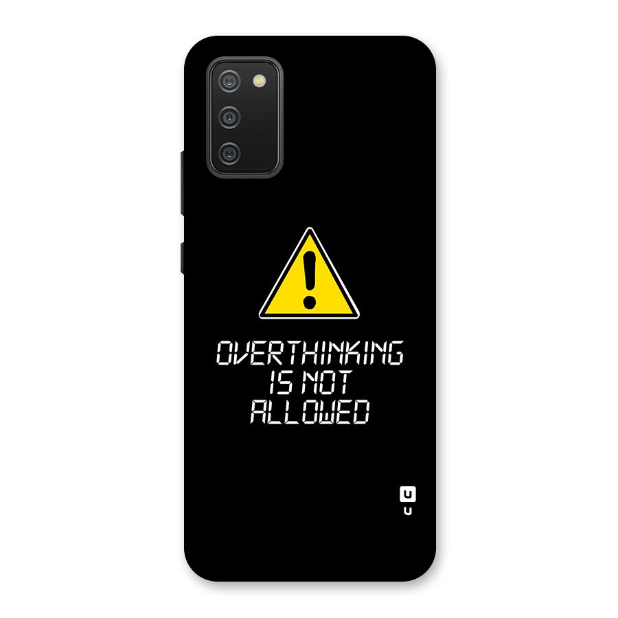 Over Thinking Back Case for Galaxy M02s