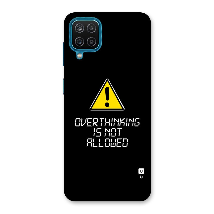 Over Thinking Back Case for Galaxy M12