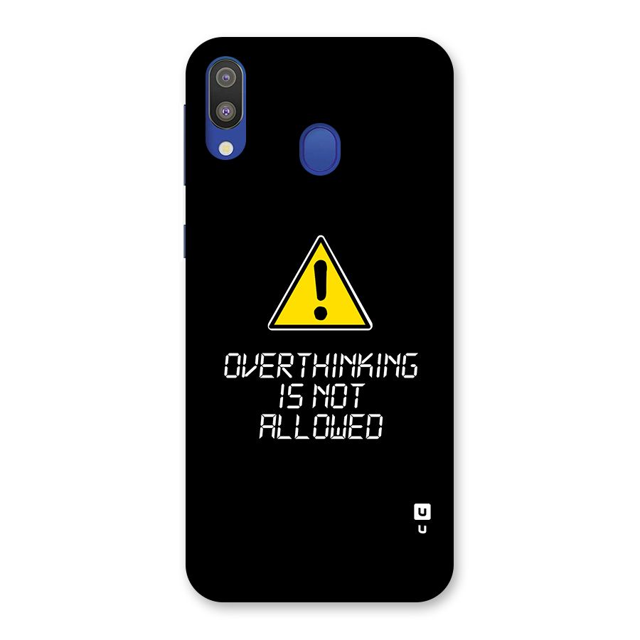 Over Thinking Back Case for Galaxy M20