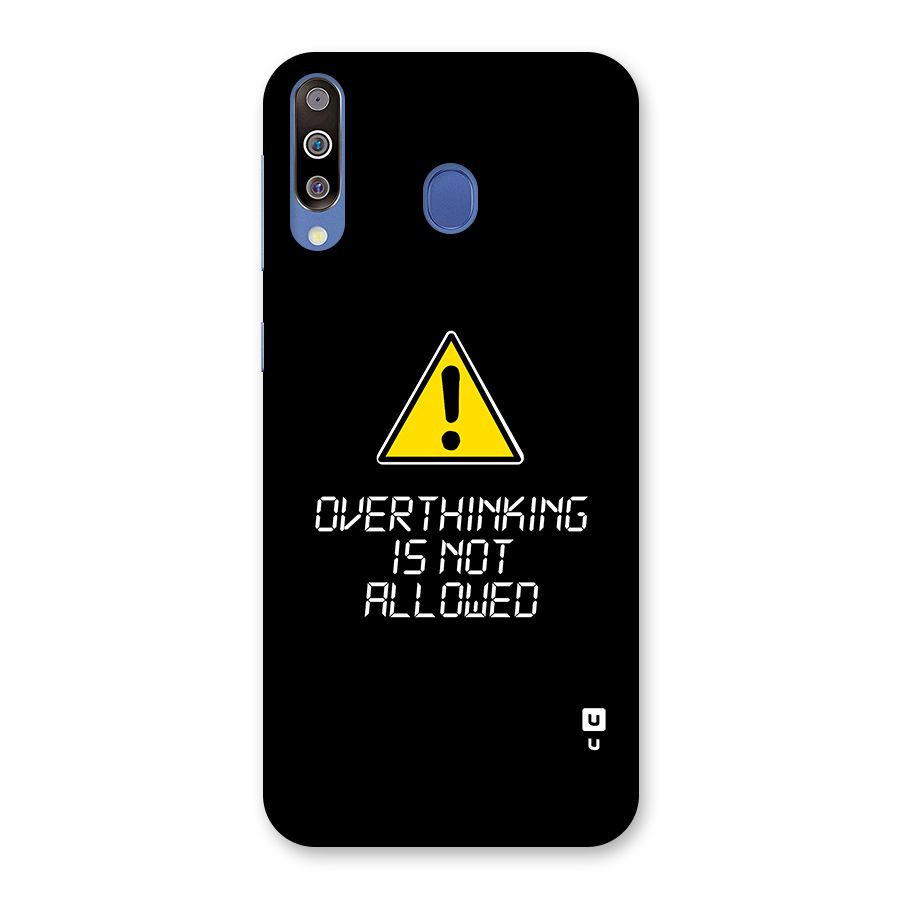 Over Thinking Back Case for Galaxy M30