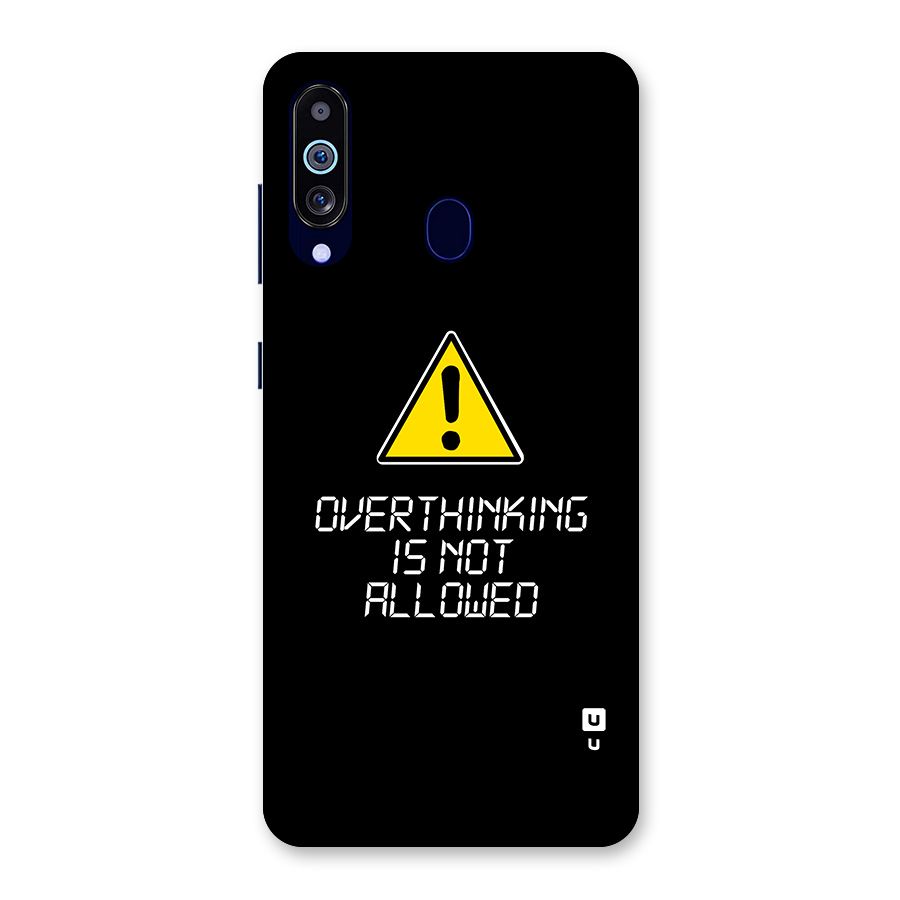 Over Thinking Back Case for Galaxy M40