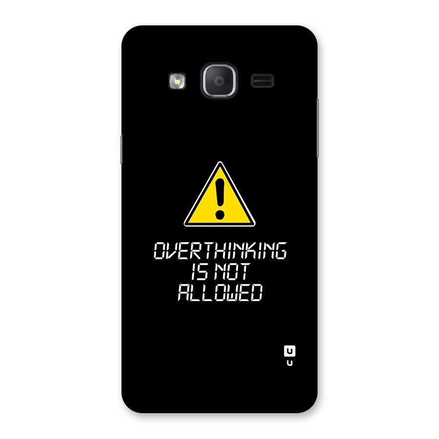Over Thinking Back Case for Galaxy On7 2015