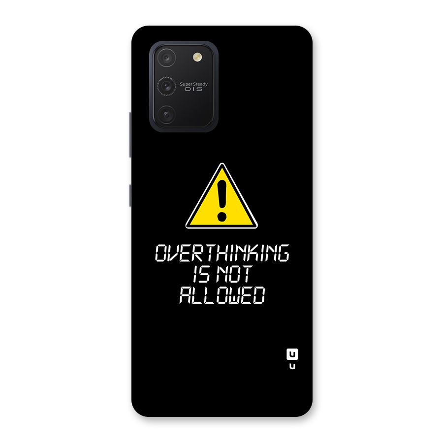 Over Thinking Back Case for Galaxy S10 Lite