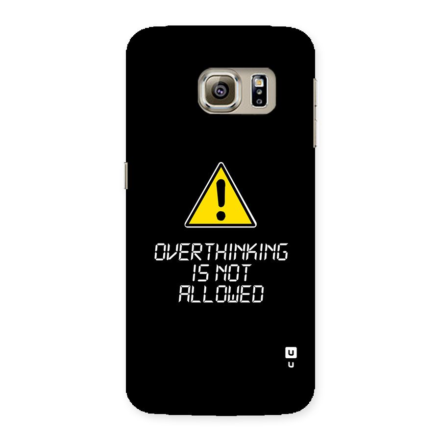 Over Thinking Back Case for Galaxy S6 edge