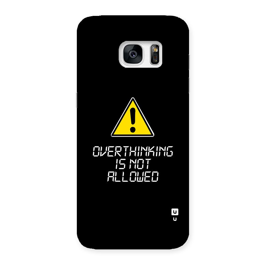 Over Thinking Back Case for Galaxy S7 Edge