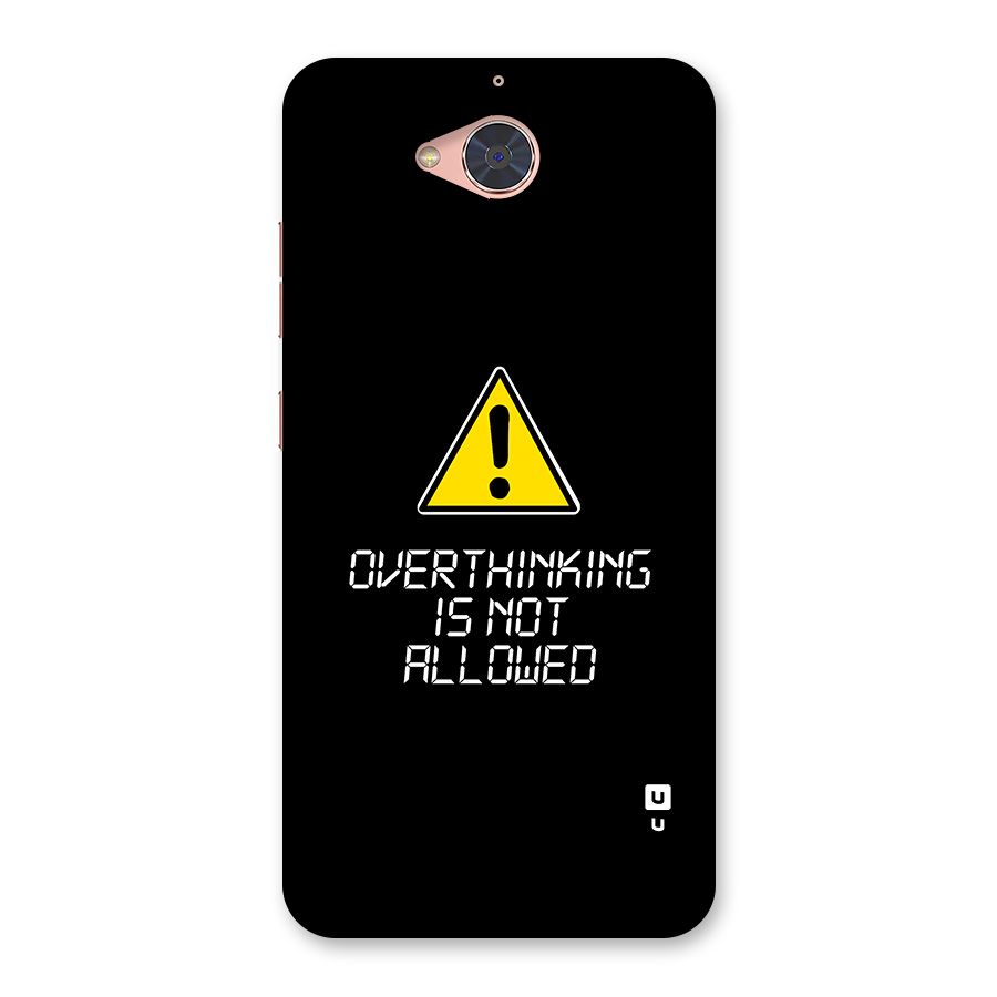 Over Thinking Back Case for Gionee S6 Pro