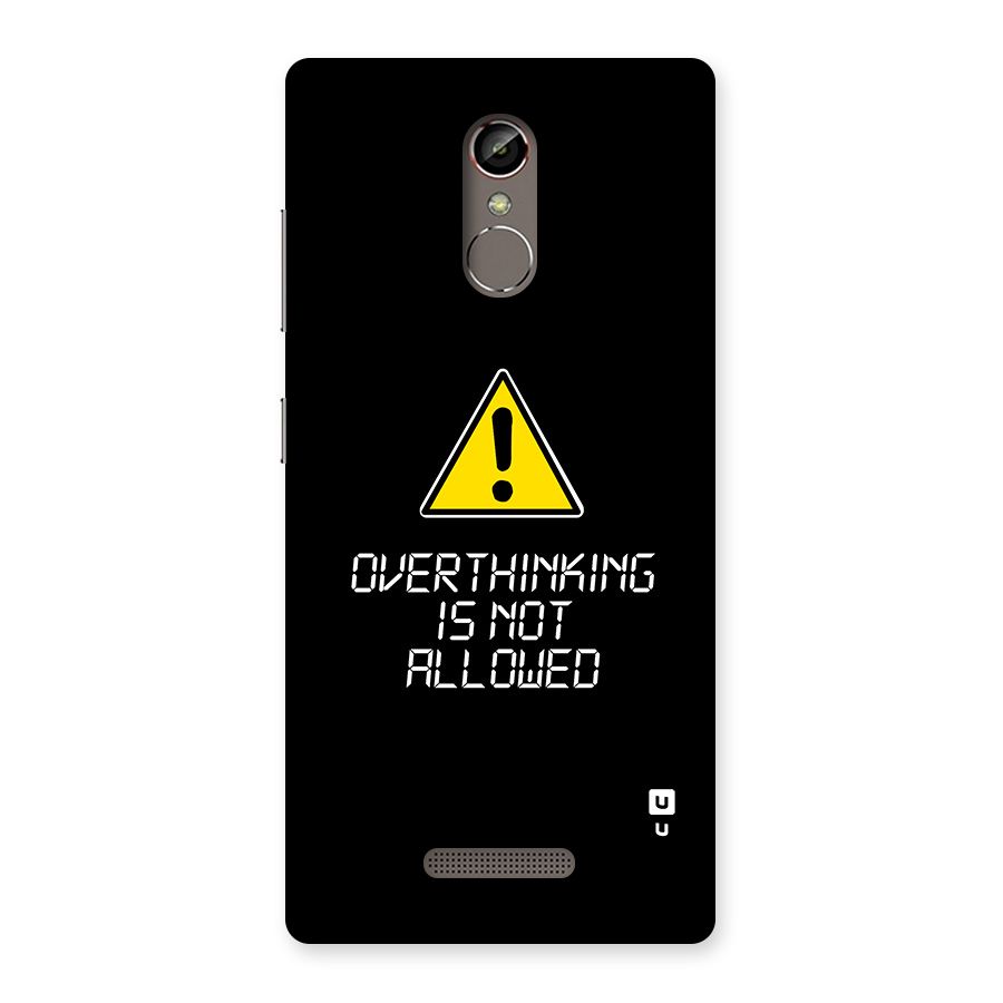 Over Thinking Back Case for Gionee S6s