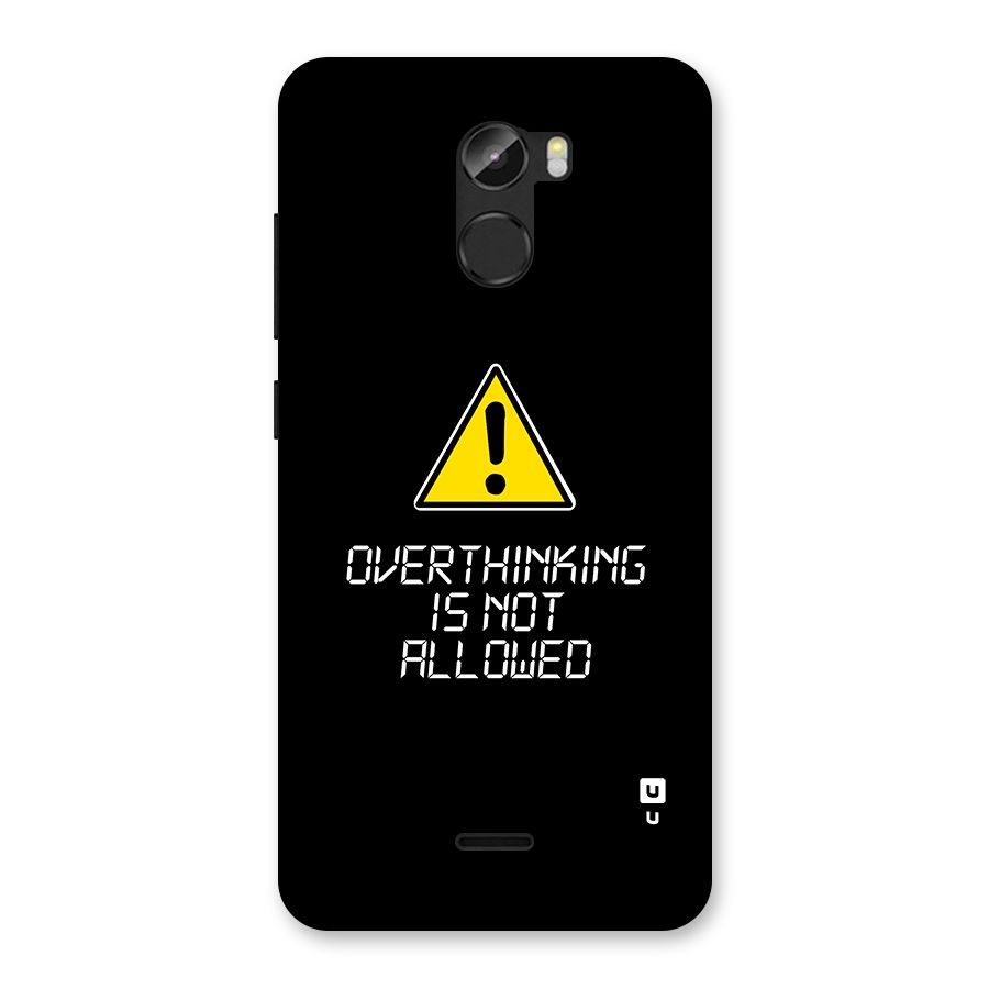 Over Thinking Back Case for Gionee X1