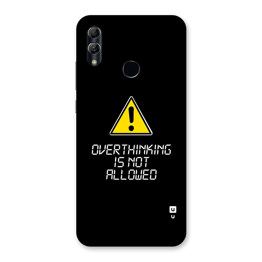 Over Thinking Back Case for Honor 10 Lite