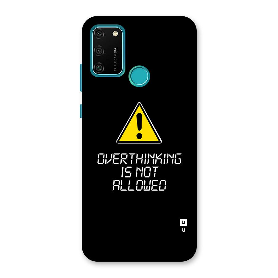 Over Thinking Back Case for Honor 9A